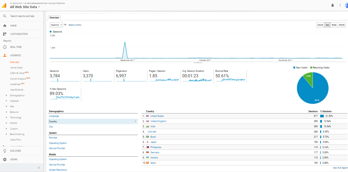 Visitor Analysis Report